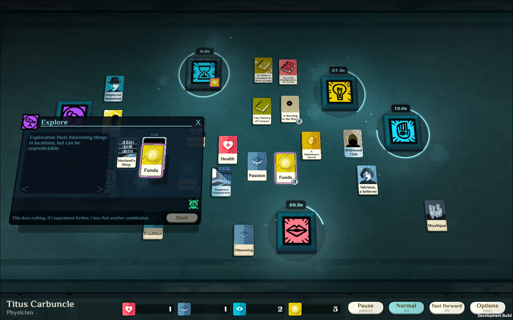 Скриншот из игры Cultist Simulator - 10