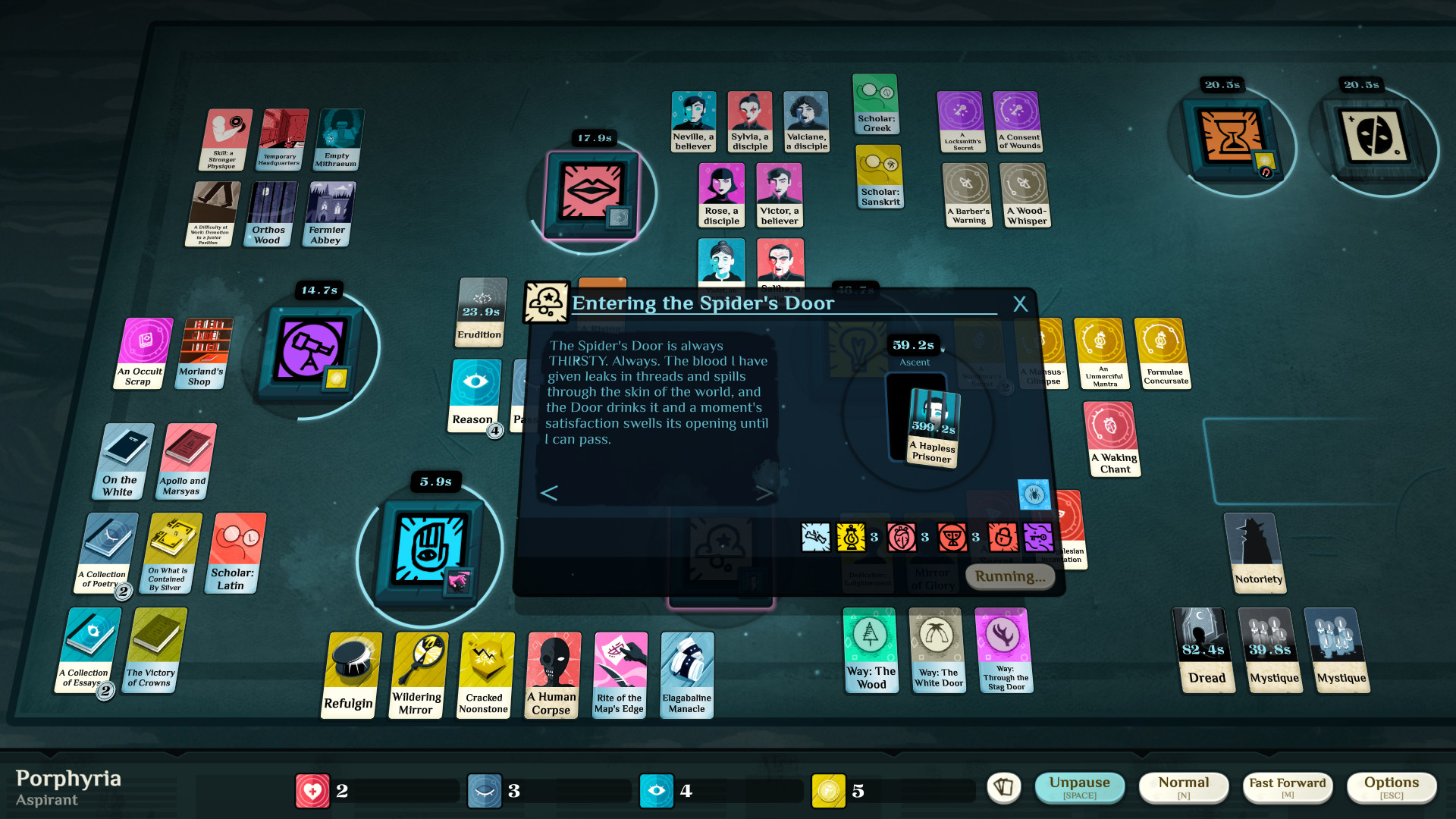 Скриншот из игры Cultist Simulator - 41