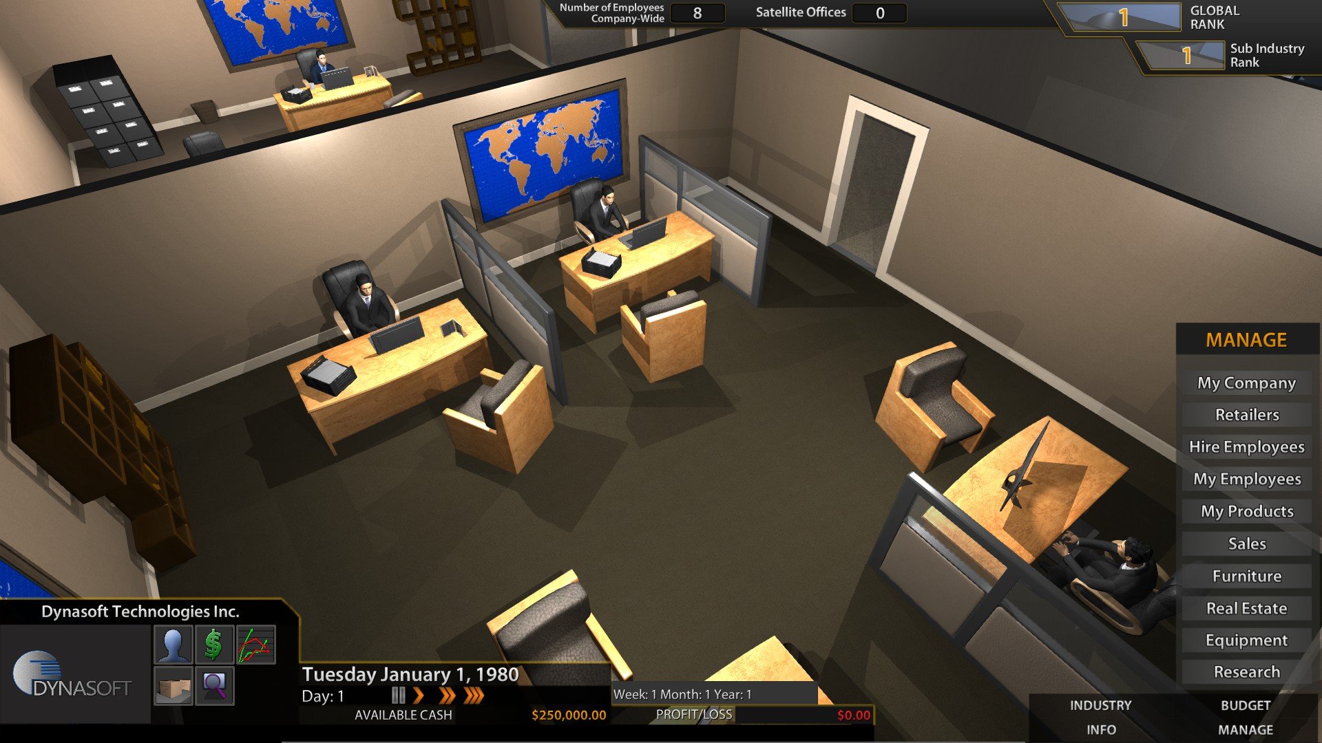 Скриншот из игры Tech Executive Tycoon - 2