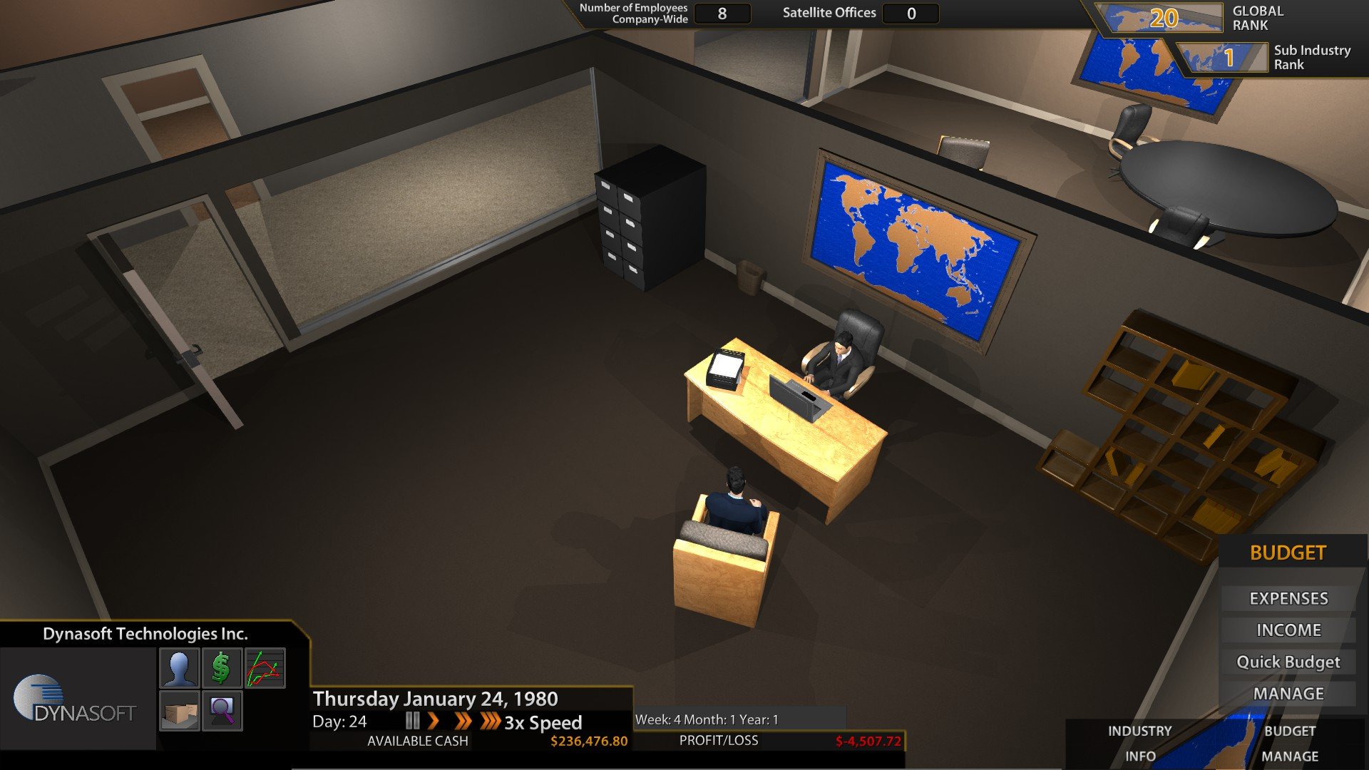 Скриншот из игры Tech Executive Tycoon - 5