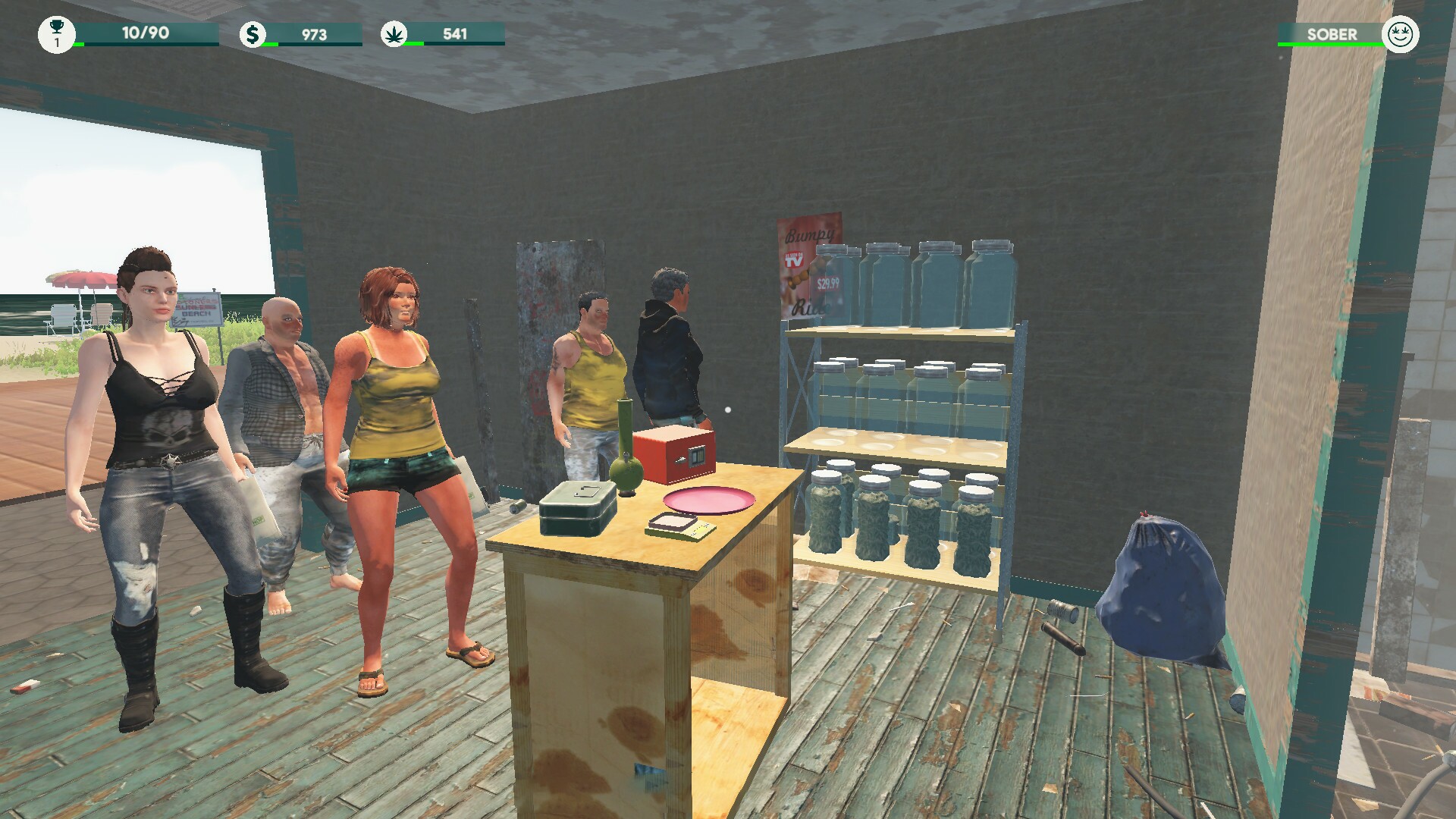 Скриншот из игры Weed Shop 3 - 4