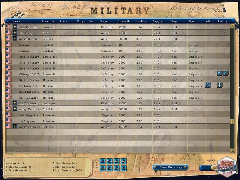 Скриншот из игры Forge of Freedom: The American Civil War - 24