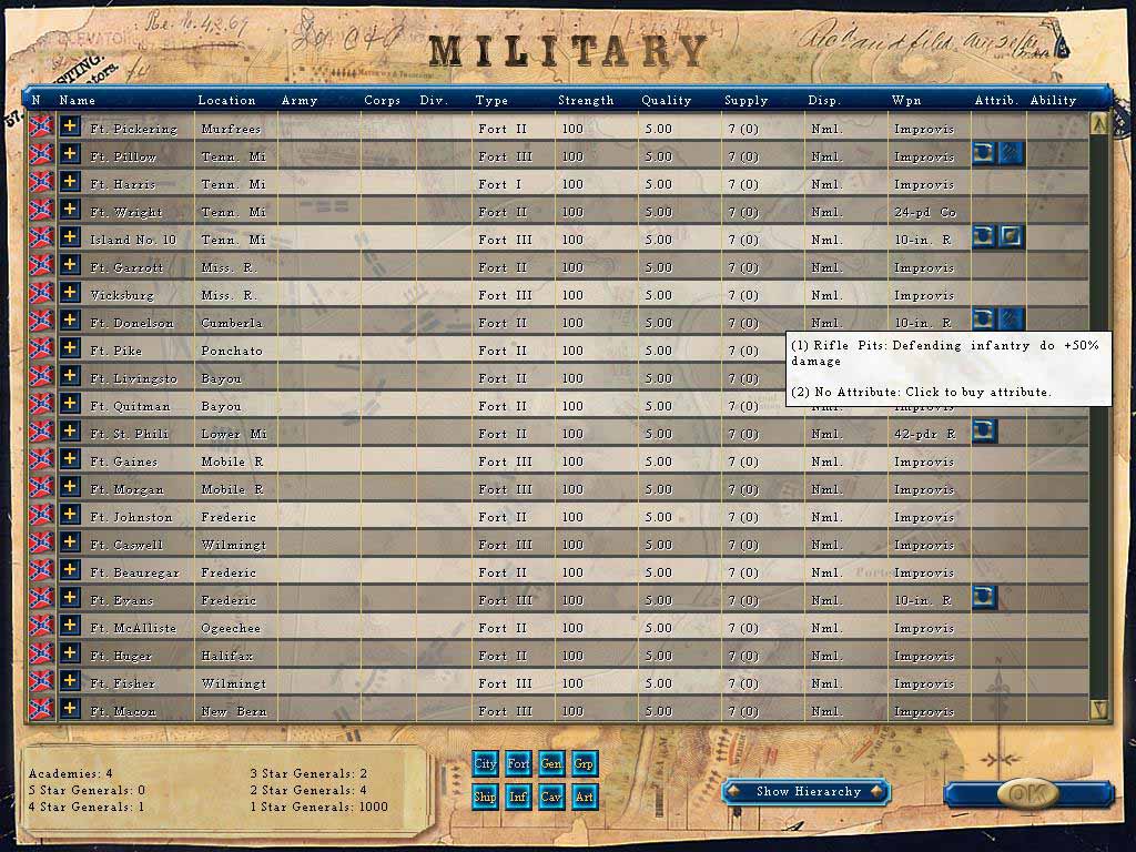 Скриншот из игры Forge of Freedom: The American Civil War - 29