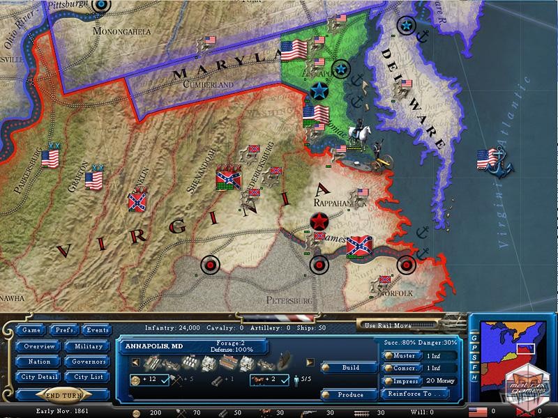 Скриншот из игры Forge of Freedom: The American Civil War - 10