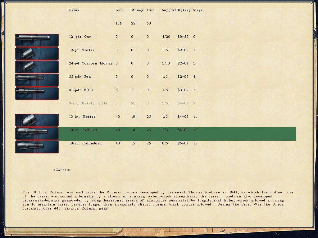 Скриншот из игры Forge of Freedom: The American Civil War - 5