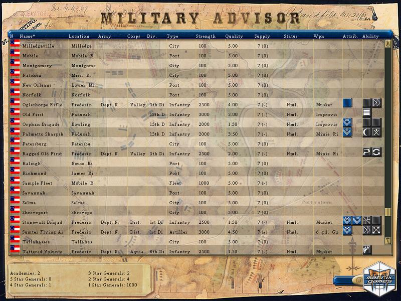 Скриншот из игры Forge of Freedom: The American Civil War - 15