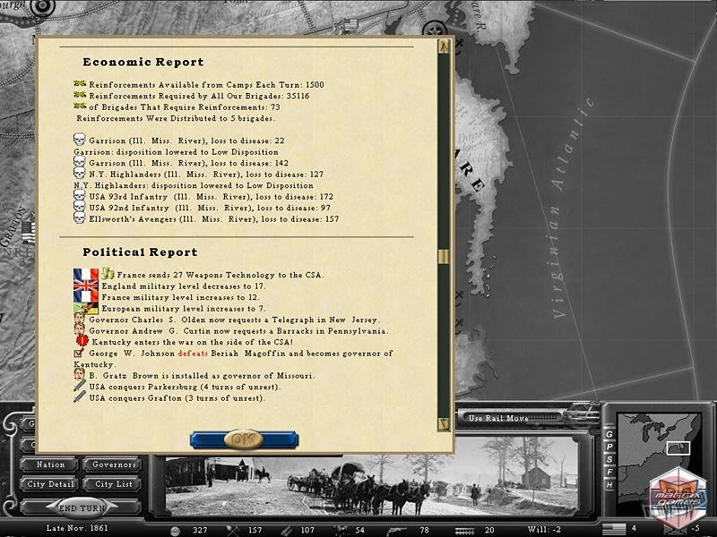 Скриншот из игры Forge of Freedom: The American Civil War - 6