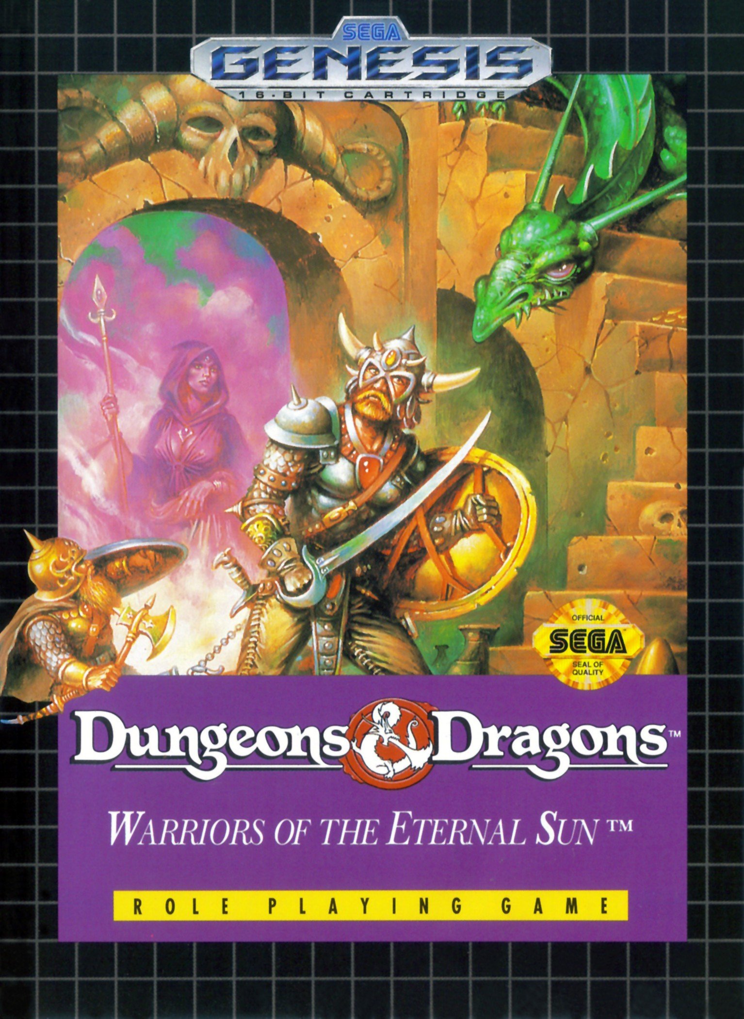 Обложка игры Dungeons & Dragons: Warriors of the Eternal Sun