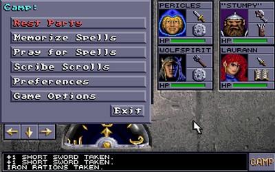 Скриншот из игры Eye of the Beholder 2: The Legend of Darkmoon - 3