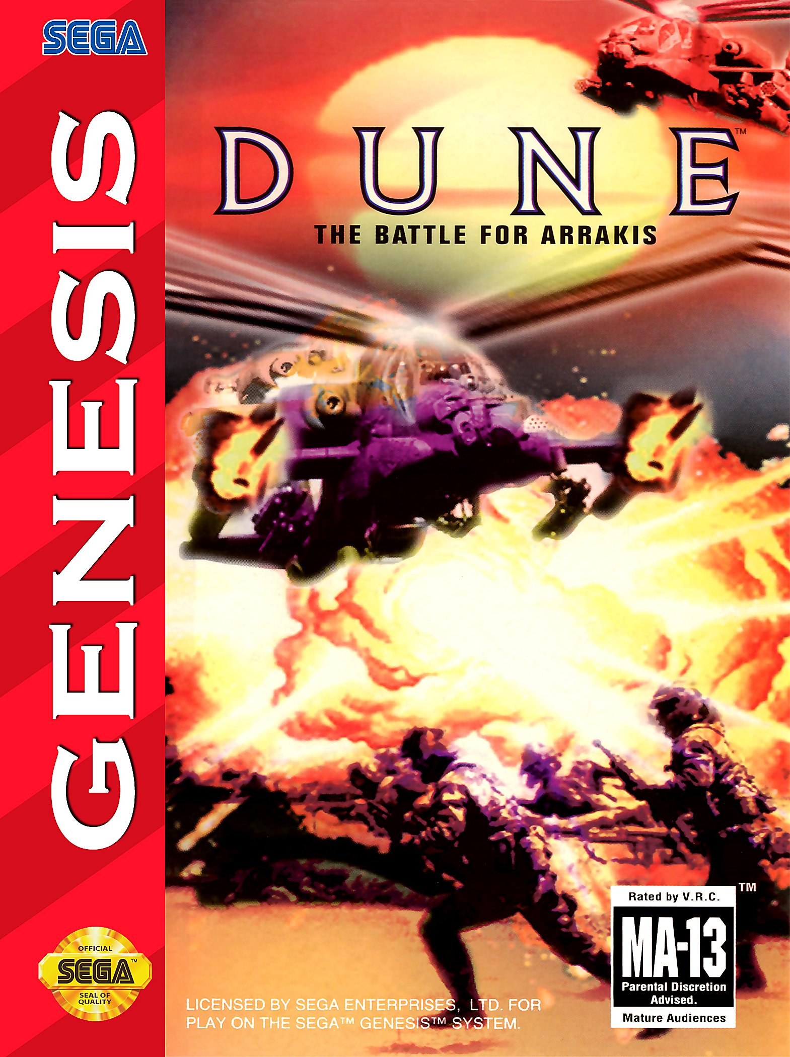Обложка игры Dune - The Battle for Arrakis