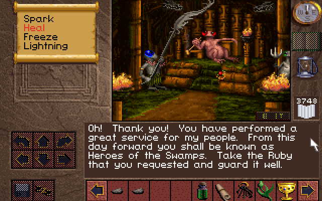 Скриншот из игры Lands of Lore: The Throne of Chaos - 40