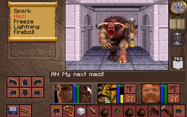Скриншот из игры Lands of Lore: The Throne of Chaos - 34