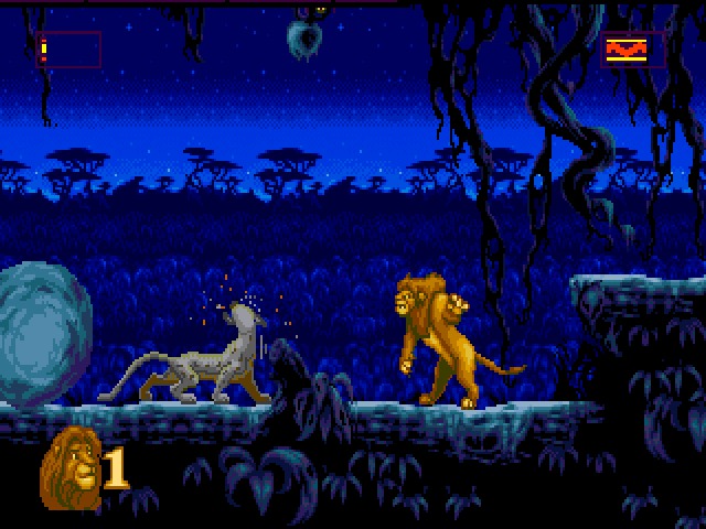 Скриншот из игры The Lion King - 3