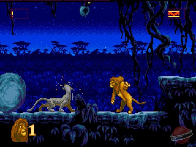 Скриншот из игры The Lion King - 1