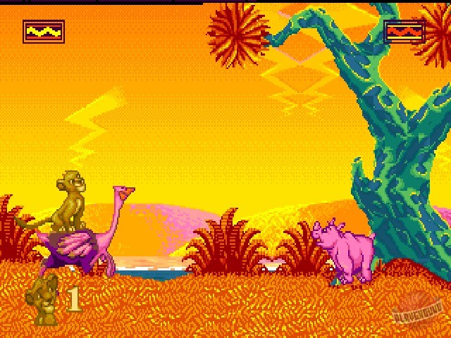 Скриншот из игры The Lion King - 5