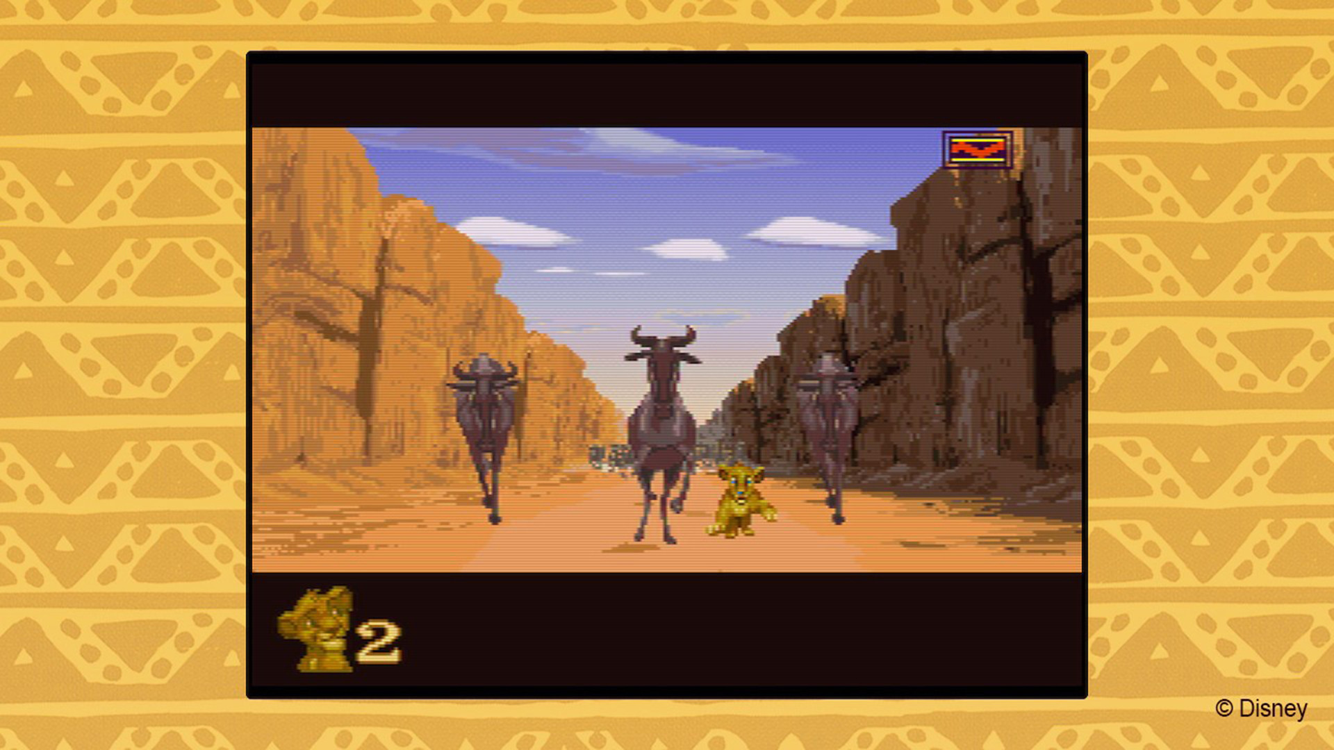 Скриншот из игры The Lion King - 2