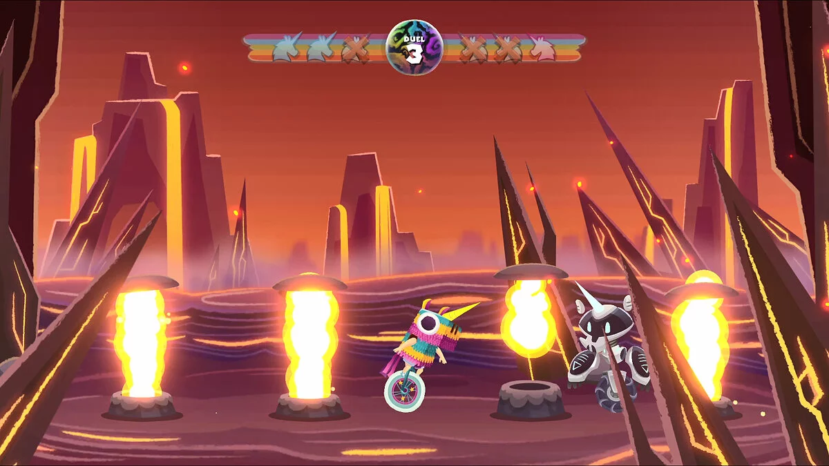Скриншот из игры Unicorns on Unicycles - 24