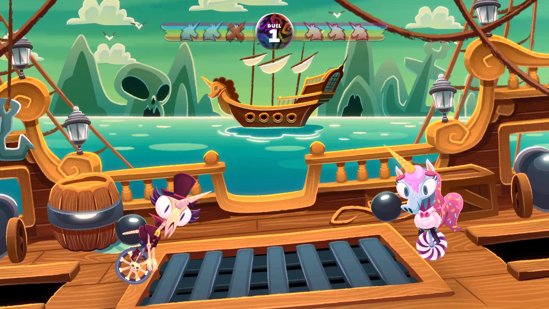 Скриншот из игры Unicorns on Unicycles - 5