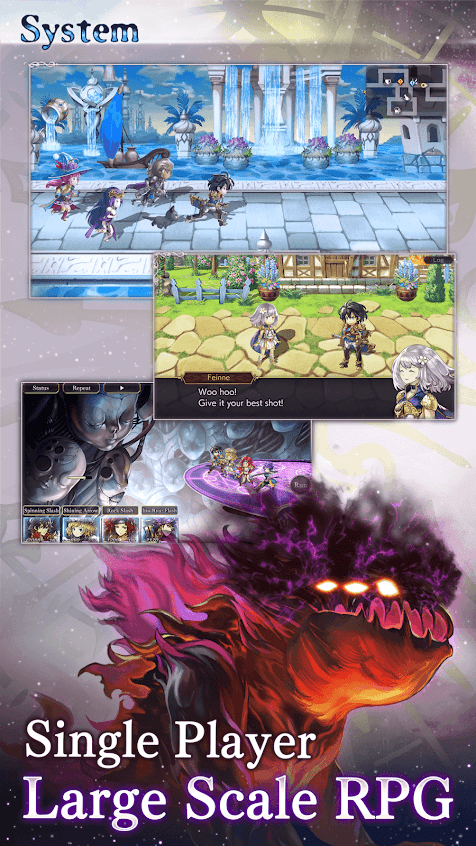 Скриншот из игры Another Eden: The Cat Beyond Time and Space - 1