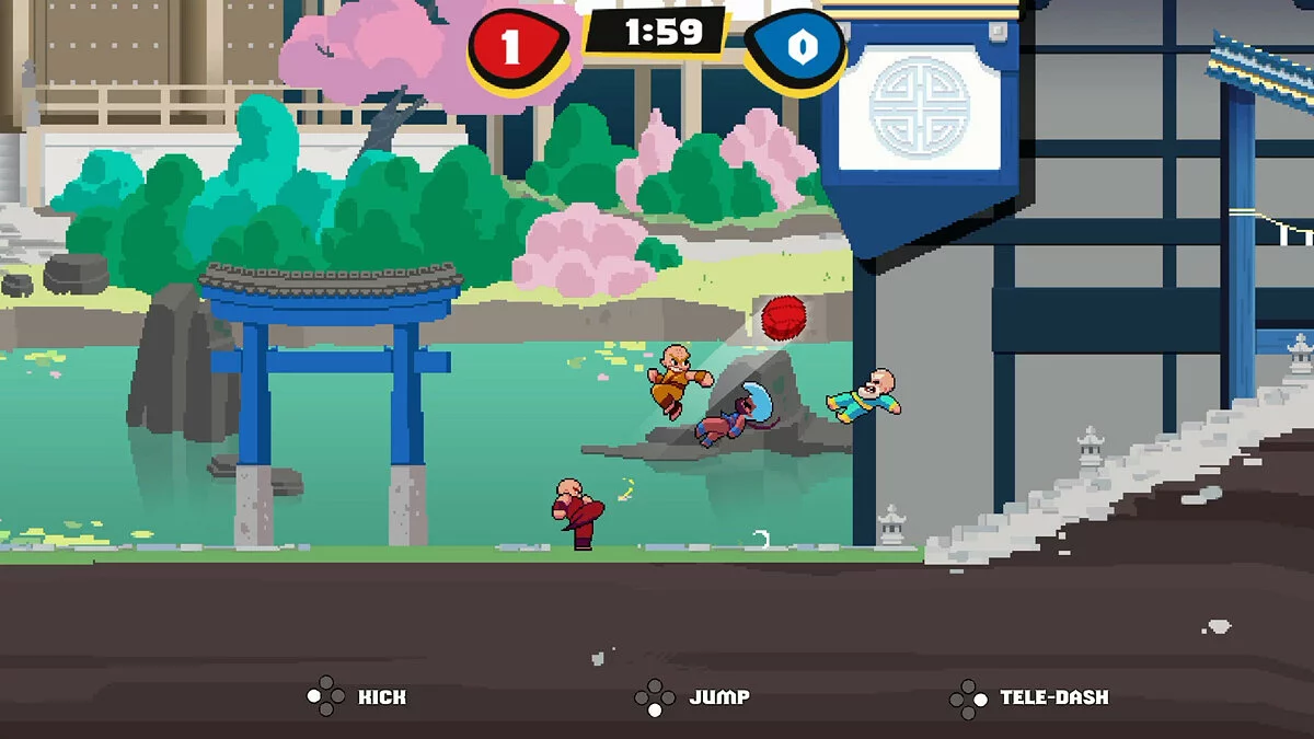Скриншот из игры KungFu Kickball - 2