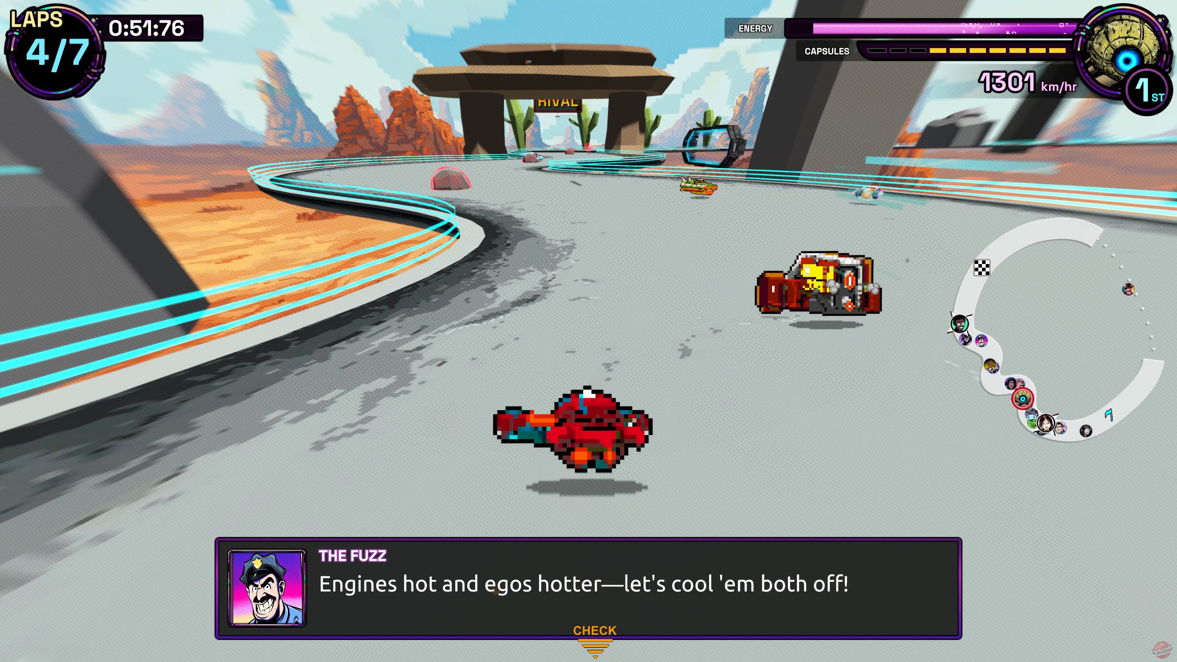 Скриншот из игры Star Racer - 1