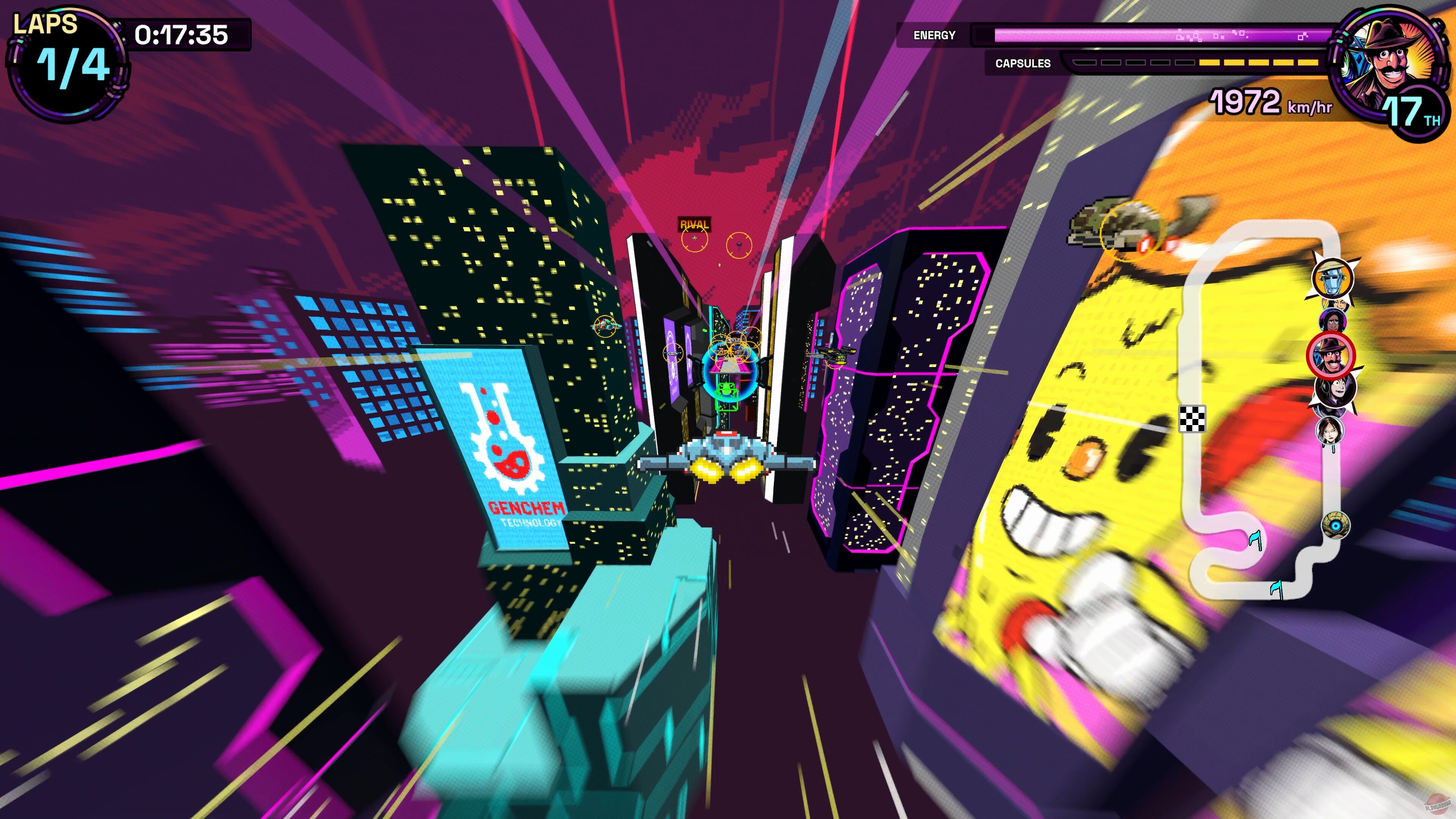 Скриншот из игры Star Racer - 4