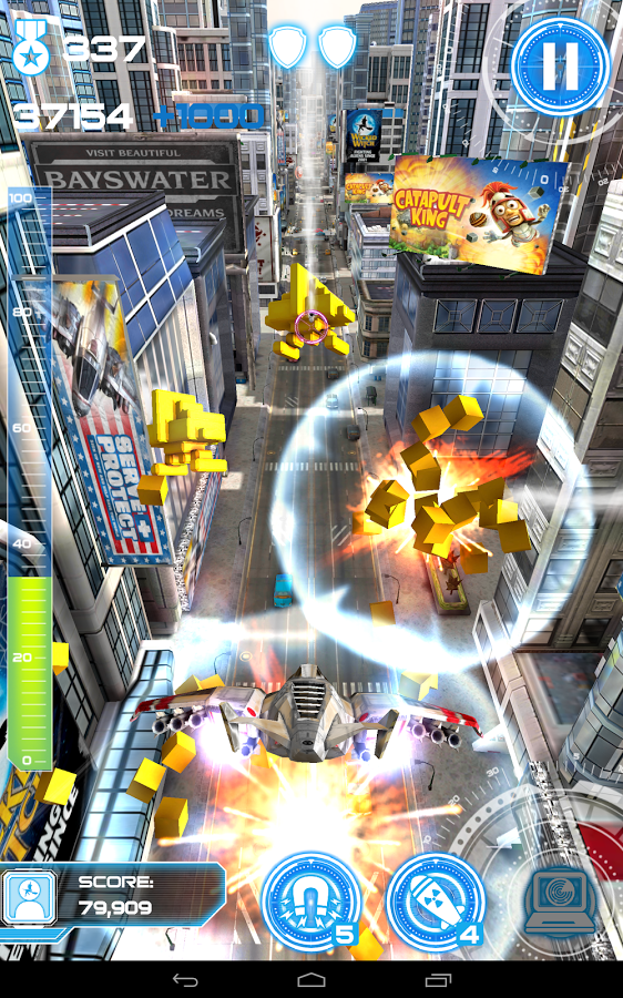 Скриншот из игры Jet Run: City Defender - 10