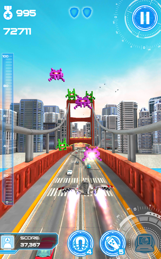 Скриншот из игры Jet Run: City Defender - 5