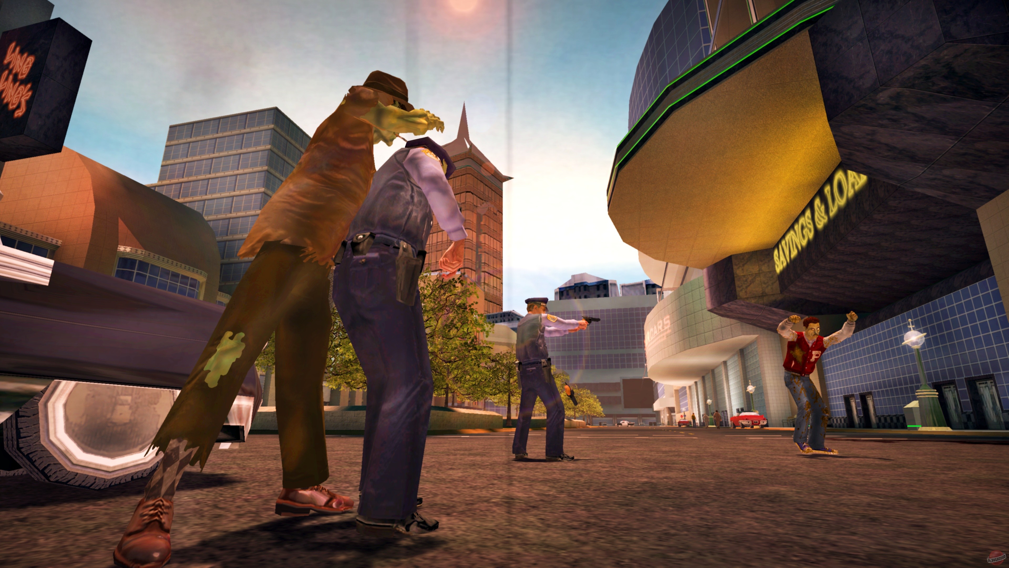 Скриншот из игры Stubbs the Zombie in Rebel without a Pulse - 8