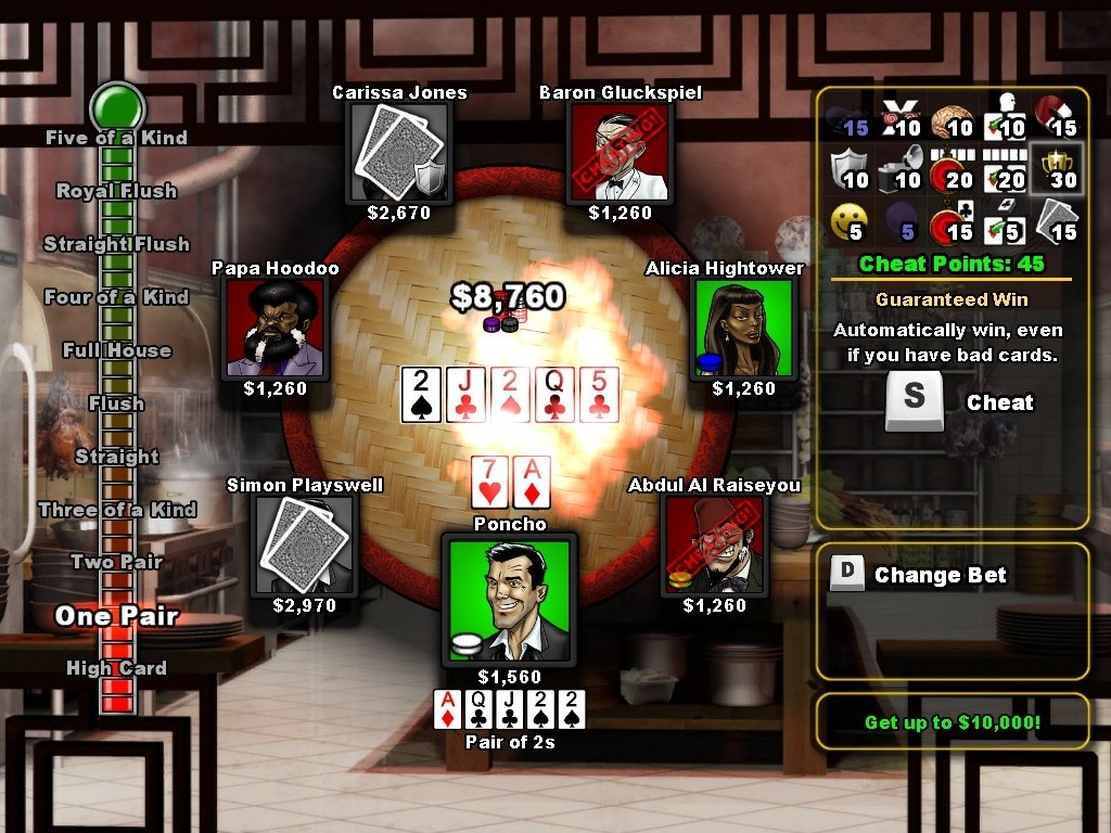 Скриншот из игры Texas Cheat'Em - 9