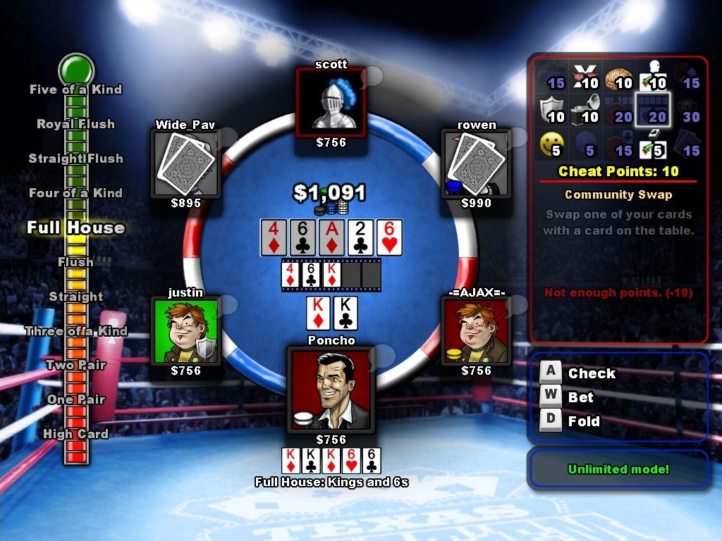 Скриншот из игры Texas Cheat'Em - 11
