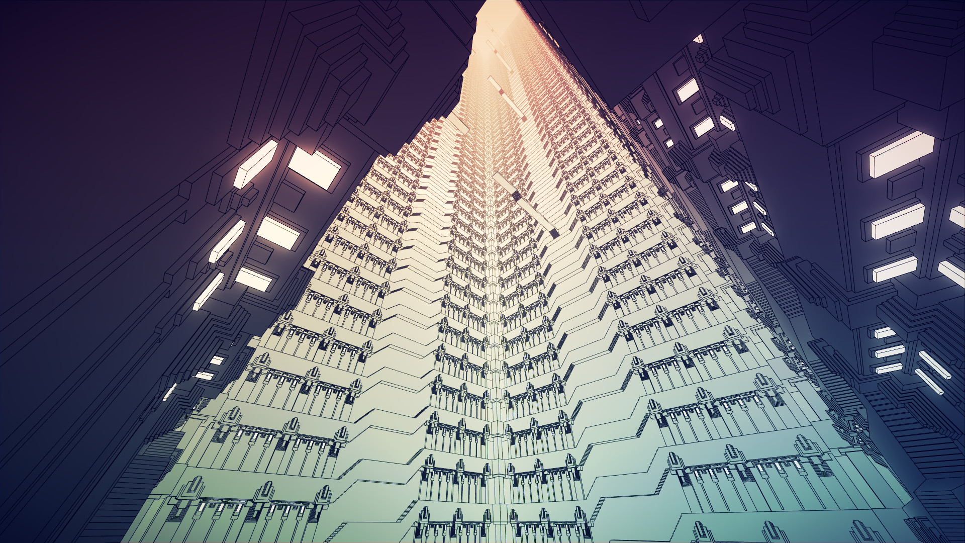 Скриншот из игры Manifold Garden - 15