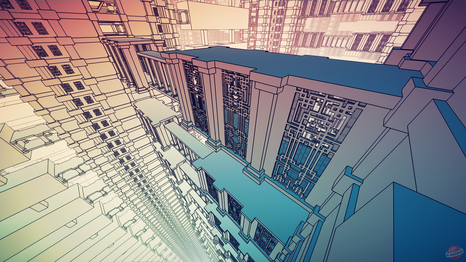 Скриншот из игры Manifold Garden - 9