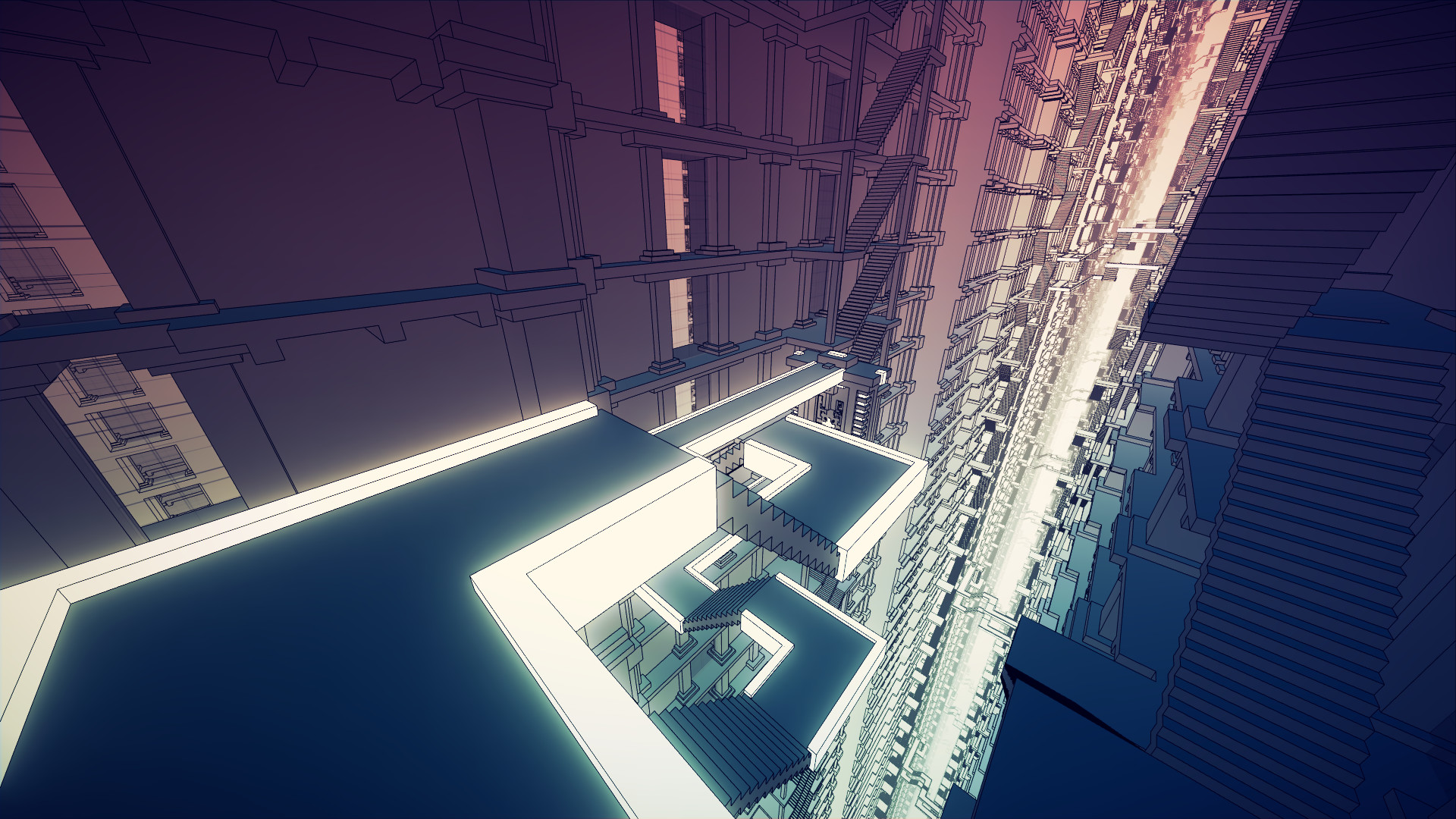 Скриншот из игры Manifold Garden - 12
