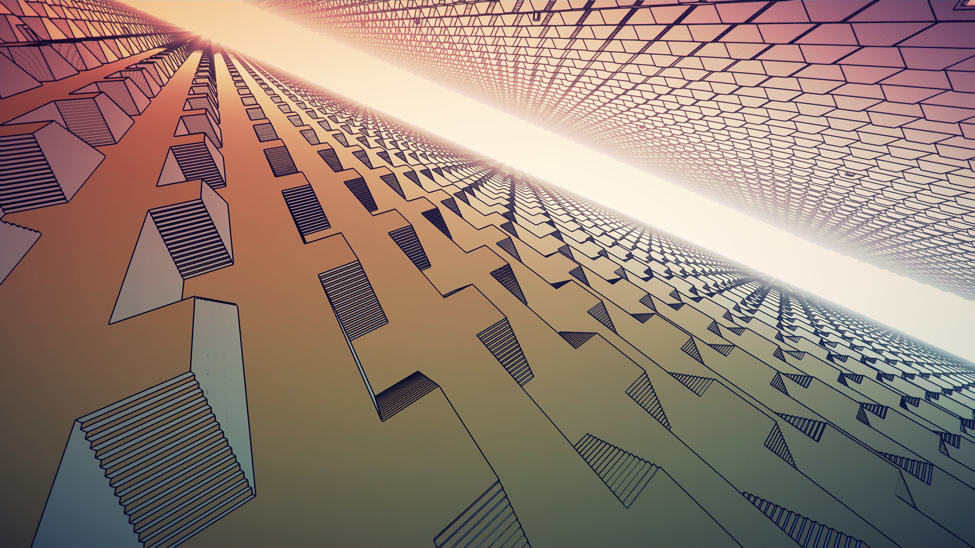 Скриншот из игры Manifold Garden - 2