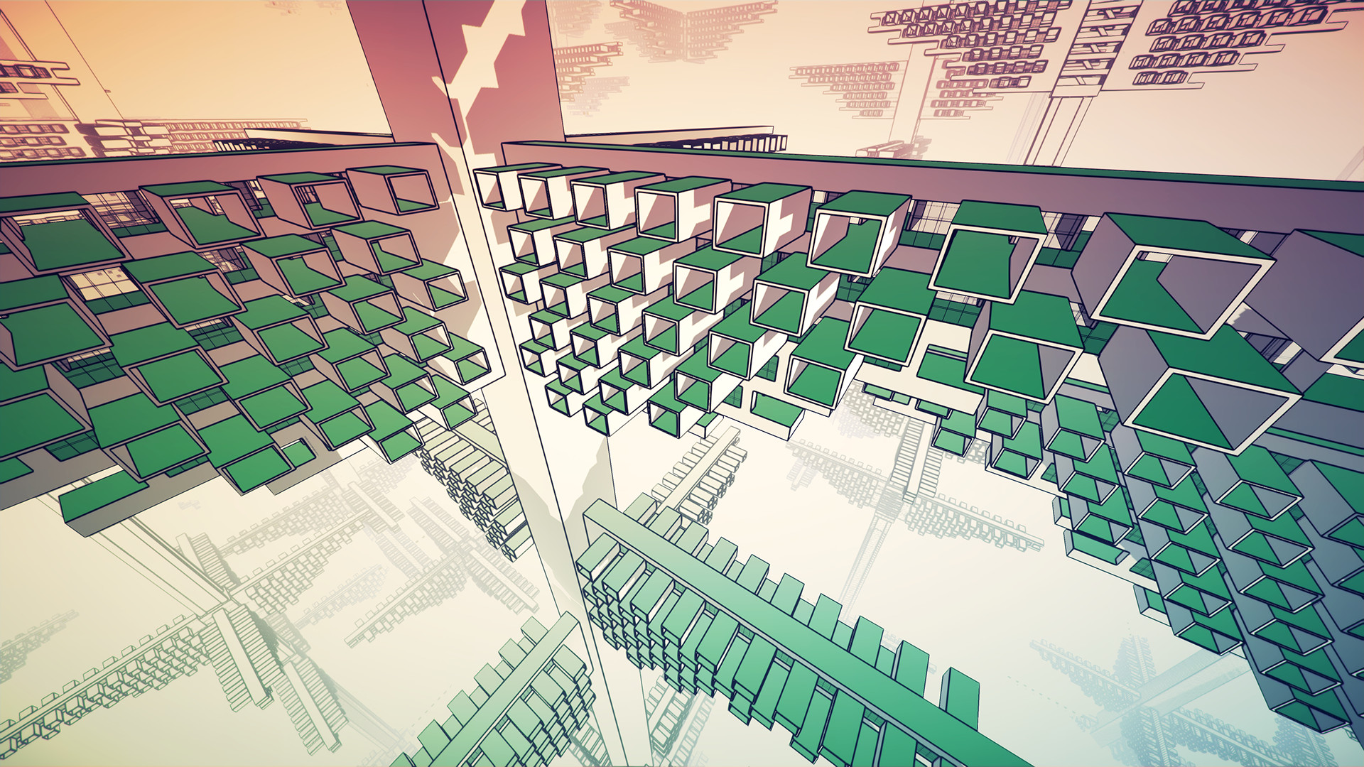 Скриншот из игры Manifold Garden - 4