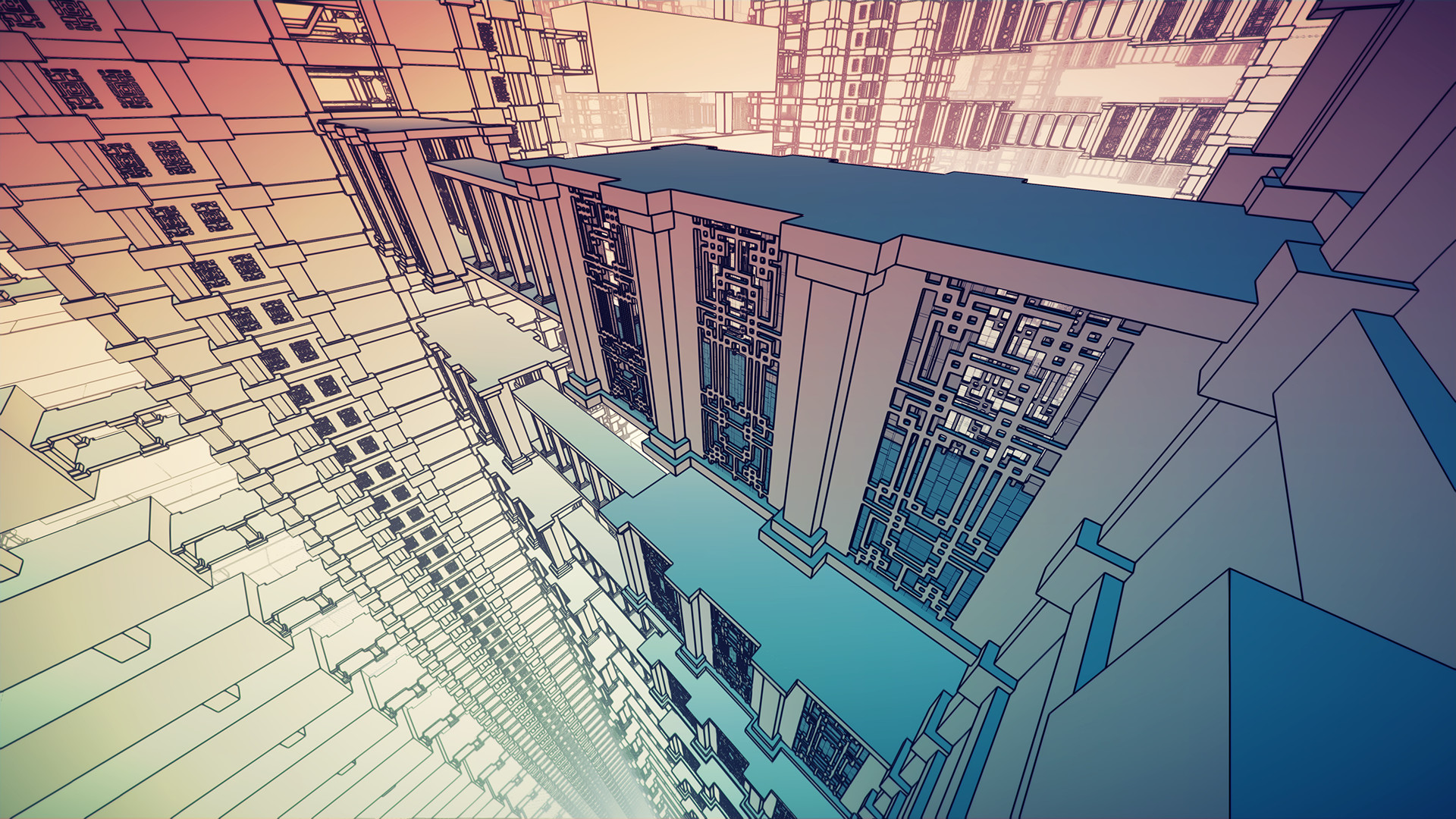 Скриншот из игры Manifold Garden - 5