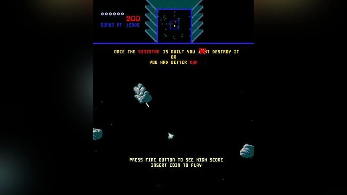 Скриншот из игры Sinistar - 5