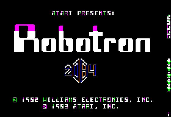 Скриншот из игры Robotron: 2084 - 31