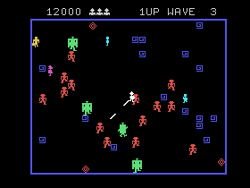 Скриншот из игры Robotron: 2084 - 4