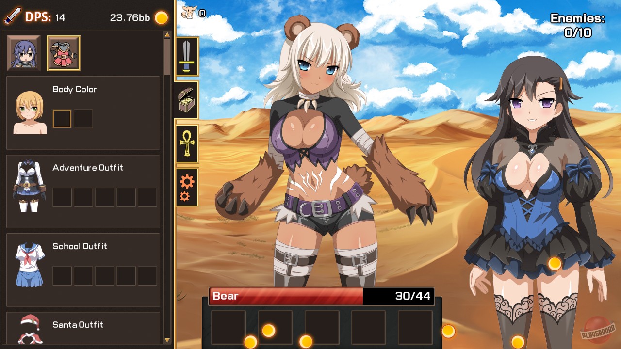 Скриншот из игры Sakura Clicker - 7