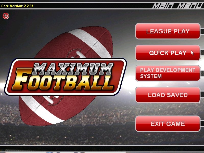 Скриншот из игры Maximum-Football - 1