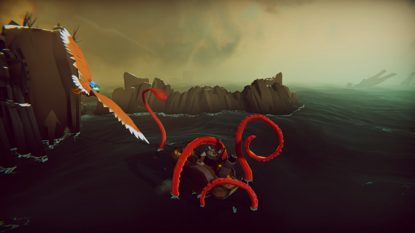 Скриншот из игры The Falconeer - 1