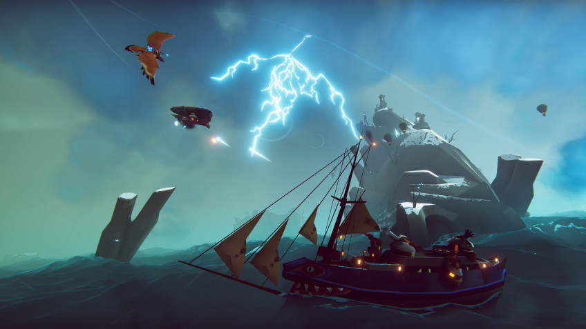 Скриншот из игры The Falconeer - 3