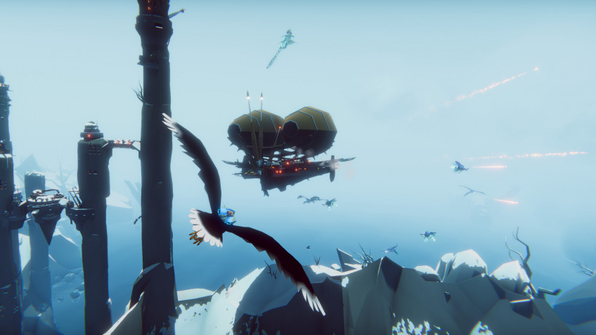 Скриншот из игры The Falconeer - 5
