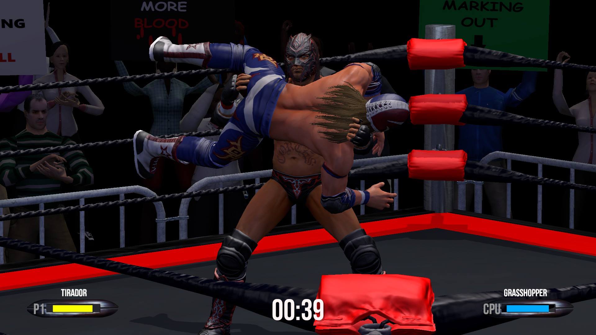 Скриншот из игры Pro Wrestling X - 19