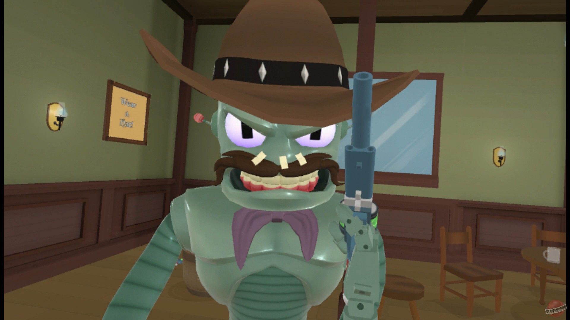 Скриншот из игры Cowbots and Aliens - 16