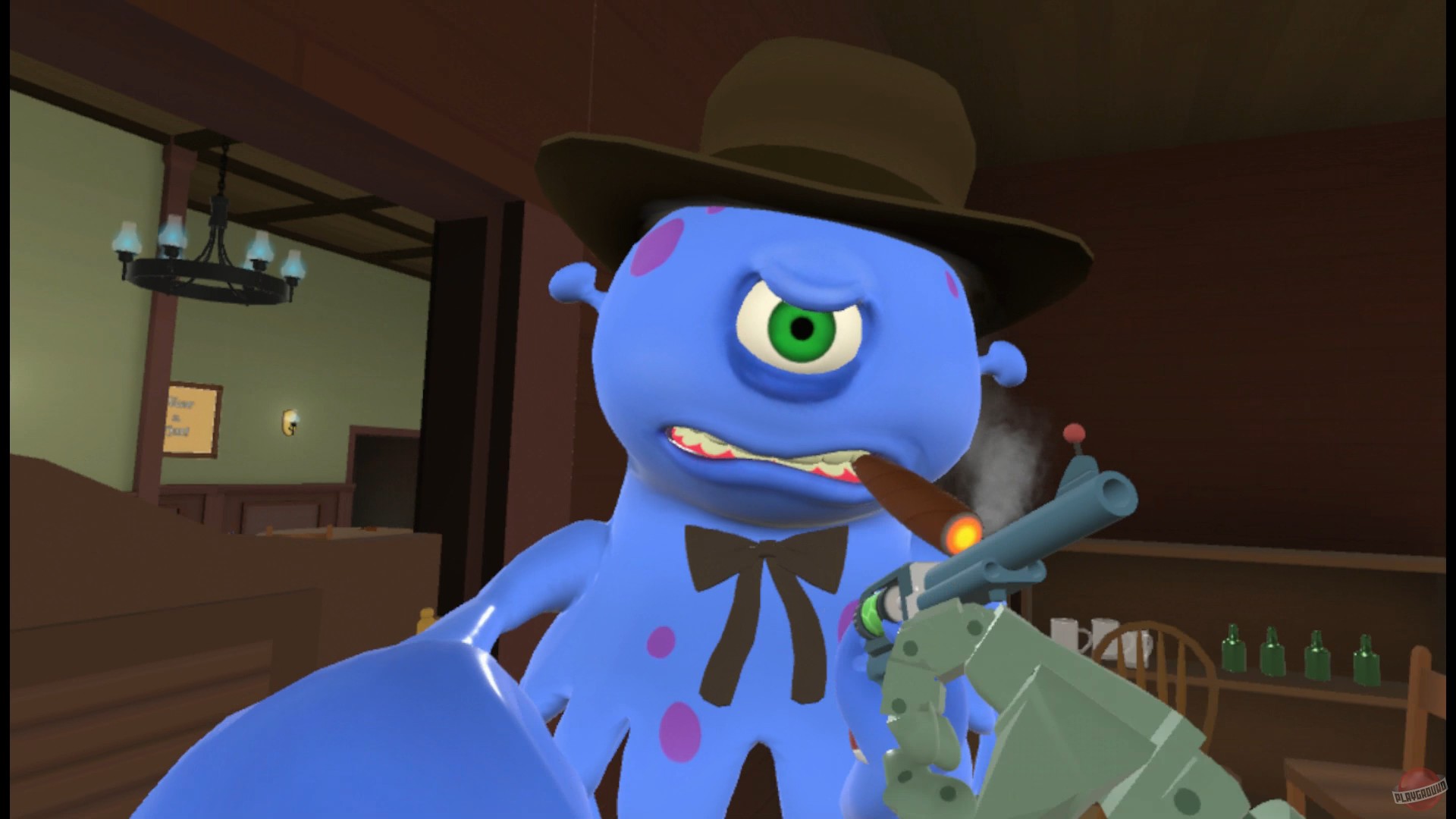 Скриншот из игры Cowbots and Aliens - 15