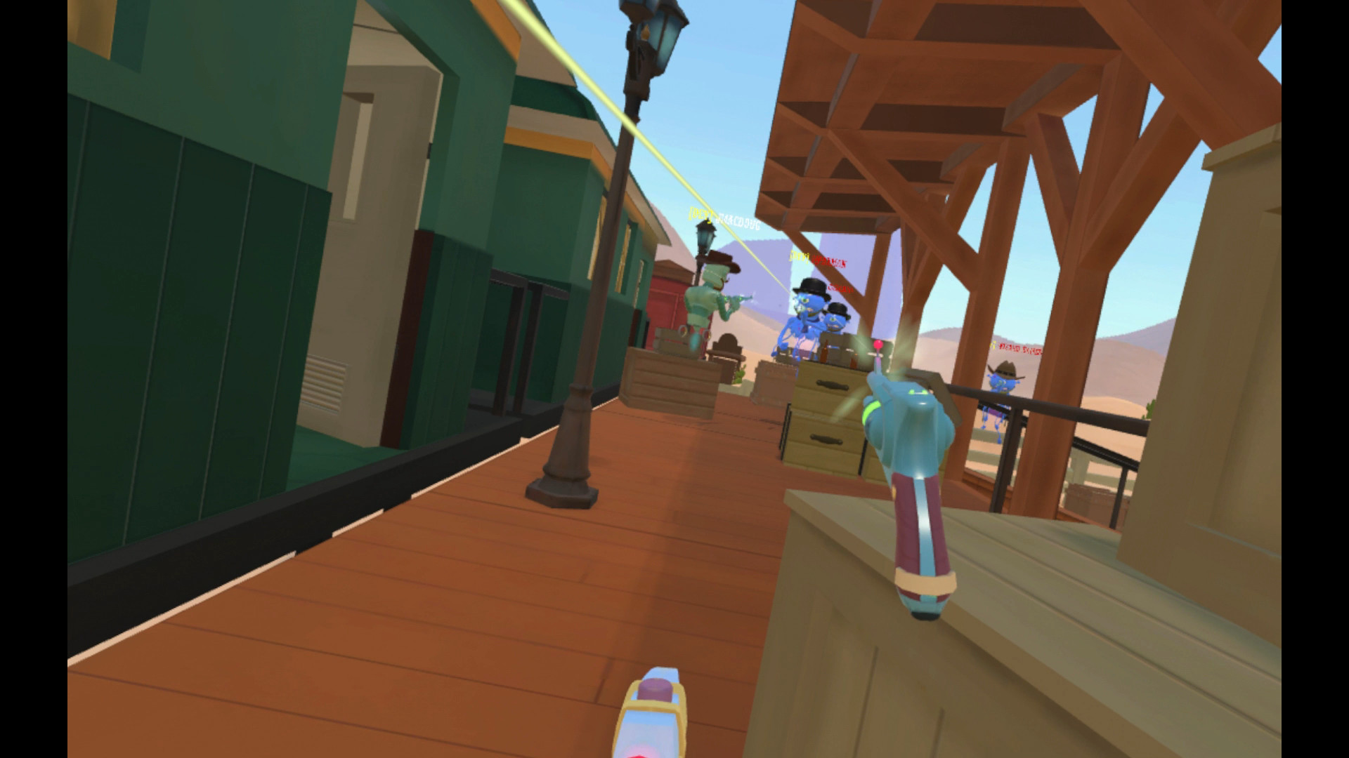 Скриншот из игры Cowbots and Aliens - 9