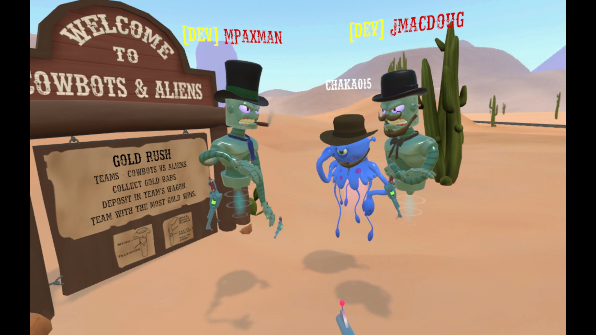 Скриншот из игры Cowbots and Aliens - 17